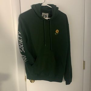 Green riot society hoodie